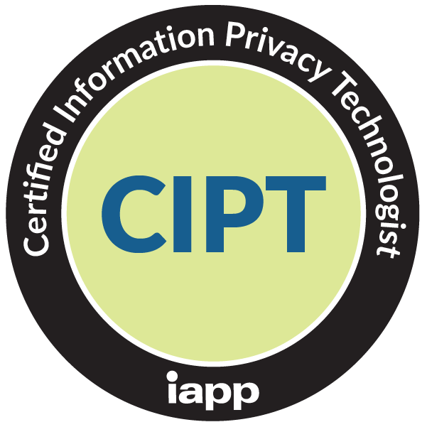 CIPT — Certified Information Privacy Technologist (IAPP)